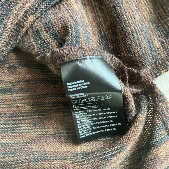 H&M Divided | Long Sleeve Cutout Dress Brown - Picture 9 of 9